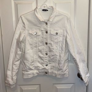 Buffalo David Bitton Women’s Medium White Jean Jacket